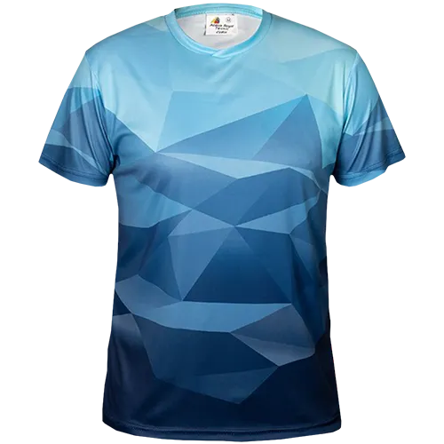 TEE Shirt Acqua Royal Cubik Mixte